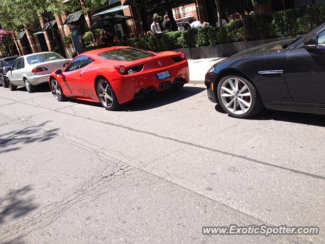 Ferrari 458 Italia spotted in Toronto, Canada