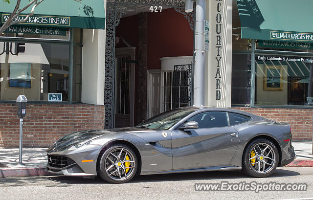 Ferrari F12 spotted in Beverly Hills, California