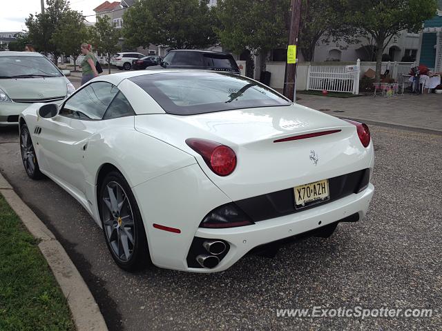 Ferrari California spotted in Ocean City, New Jersey