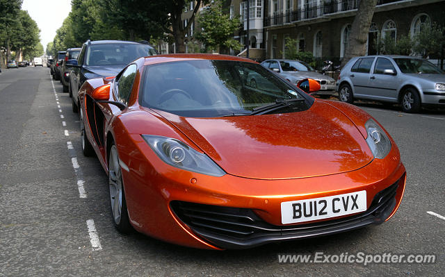 Mclaren MP4-12C spotted in London, United Kingdom