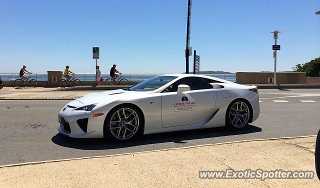 Lexus LFA spotted in Cap-d'Ail, France