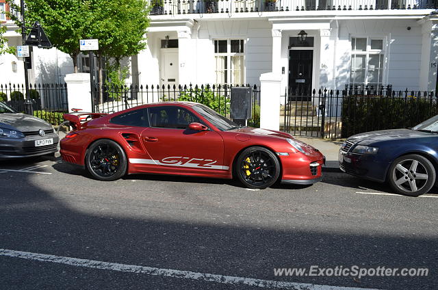 Porsche 911 GT2 spotted in London, United Kingdom