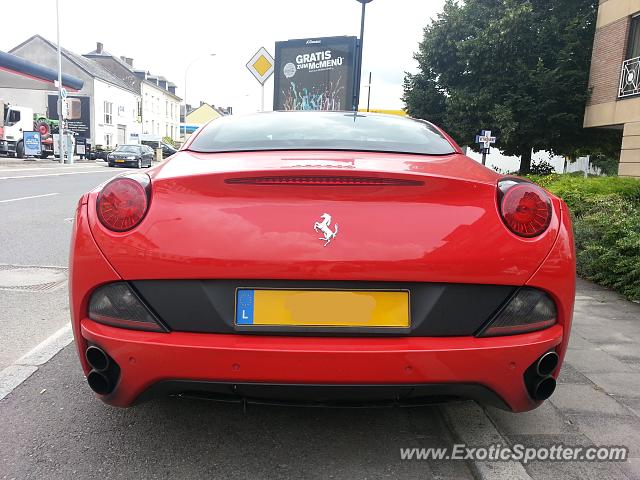 Ferrari California spotted in Luxembourg, Luxembourg