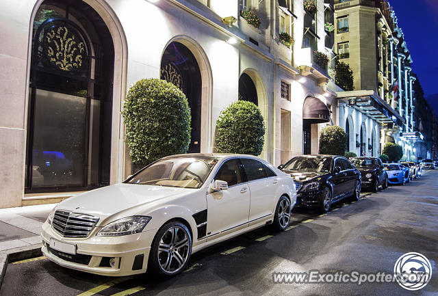 Mercedes S65 AMG spotted in Paris, France