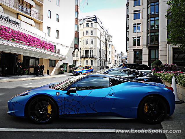 Ferrari 458 Italia spotted in London, United Kingdom