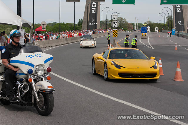 Ferrari 458 Italia spotted in Montreal, Canada