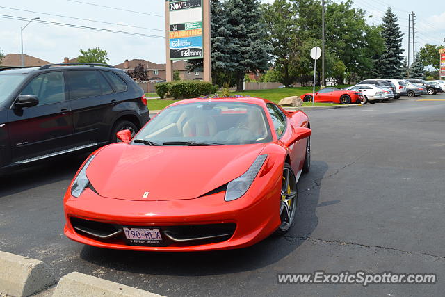 Ferrari 458 Italia spotted in Toronto, Canada