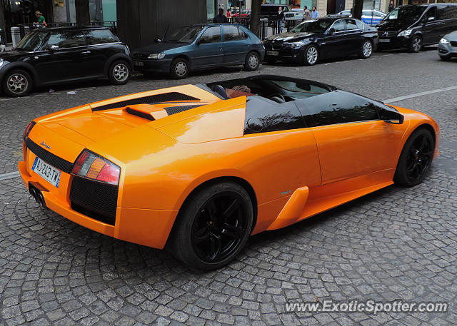 Lamborghini Murcielago spotted in Paris, France