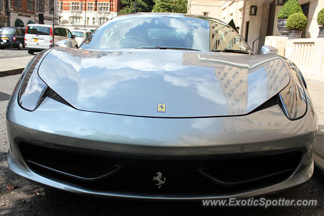 Ferrari 458 Italia spotted in London, United Kingdom