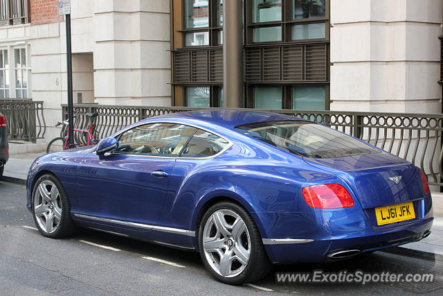 Bentley Continental spotted in London, United Kingdom