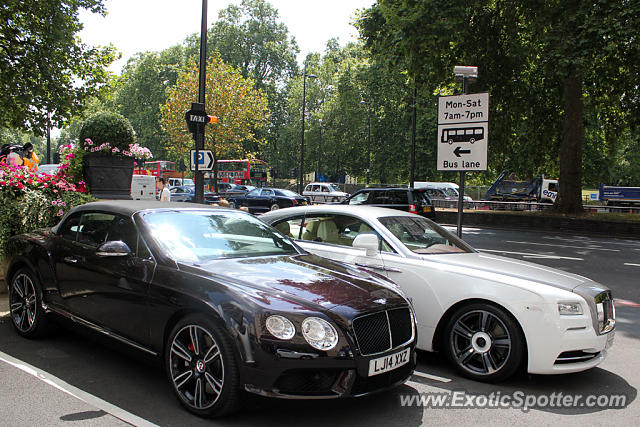 Bentley Continental spotted in London, United Kingdom