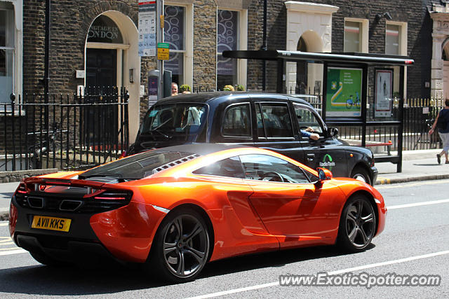 Mclaren MP4-12C spotted in London, United Kingdom