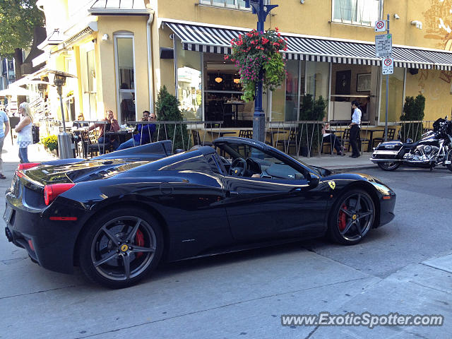 Ferrari 458 Italia spotted in Toronto, Canada