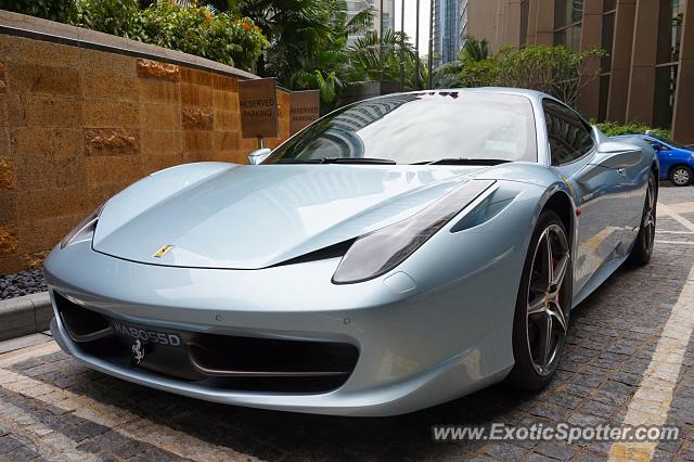 Ferrari 458 Italia spotted in Kuala Lumpur, Malaysia