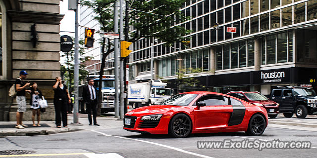 Audi R8 spotted in Toronto, Canada