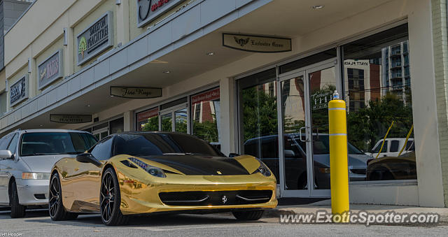 Ferrari 458 Italia spotted in Atlanta, Georgia