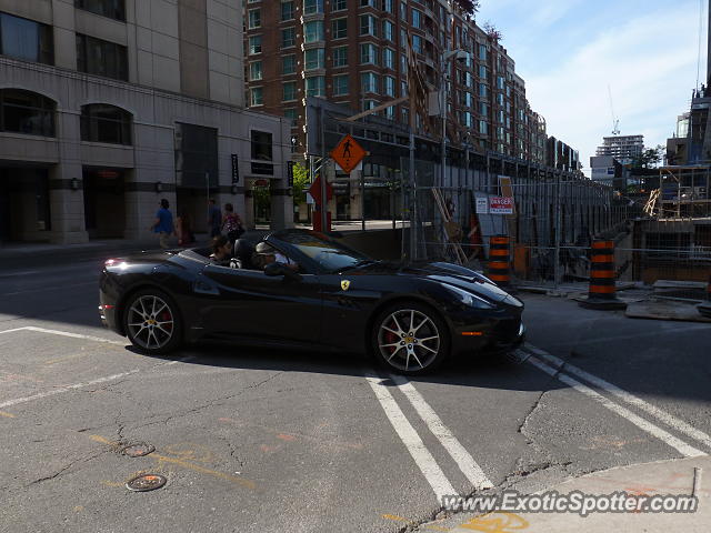 Ferrari California spotted in Toronto, Canada