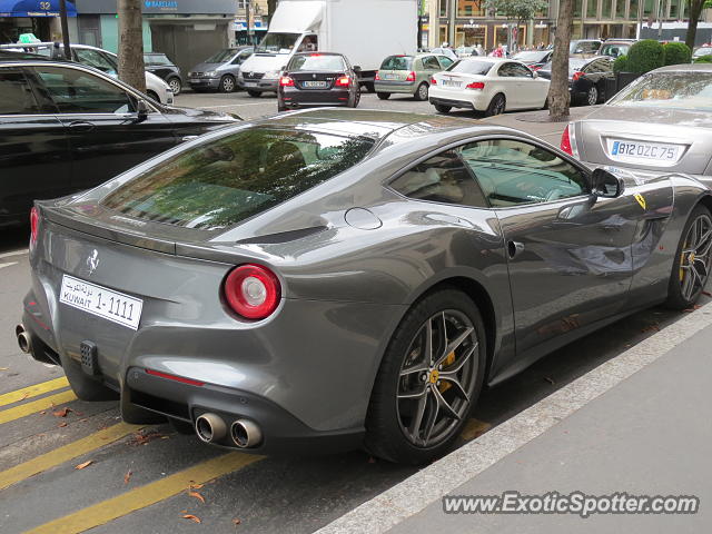 Ferrari F12 spotted in Paris, France