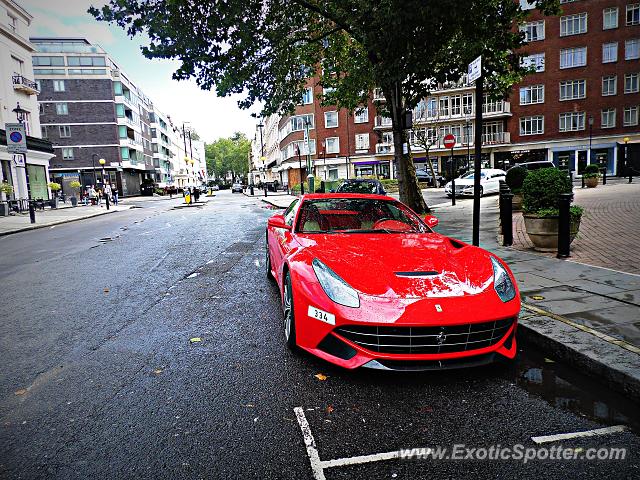 Ferrari F12 spotted in London, United Kingdom