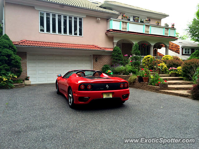 Ferrari 360 Modena spotted in Harrington Park, New Jersey