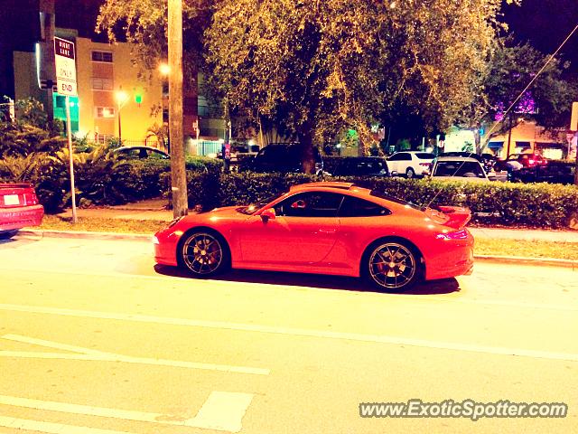 Porsche 911 spotted in Miami, Florida