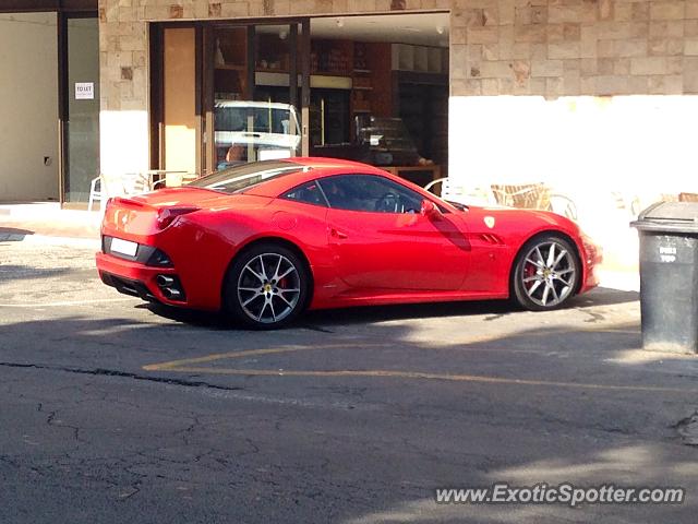 Ferrari California spotted in Sandton, South Africa