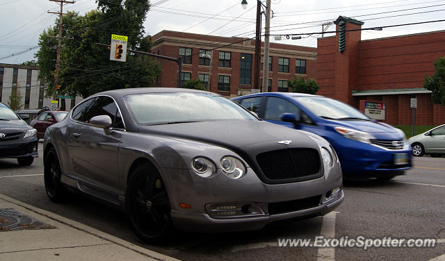 Bentley Continental spotted in Columbus, Ohio