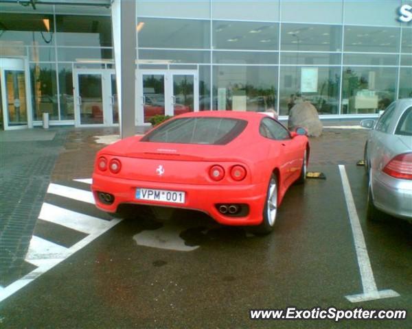 Ferrari 360 Modena spotted in Vilnius, Lithuania