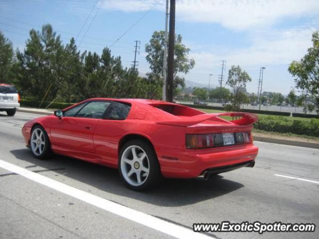 Lotus Esprit spotted in Fullerton, California