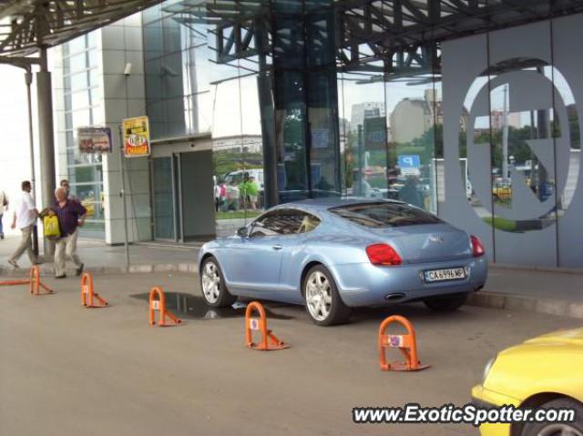 Bentley Continental spotted in Sofia, Bulgaria