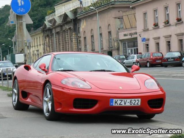 Ferrari 360 Modena spotted in Budapest, Hungary