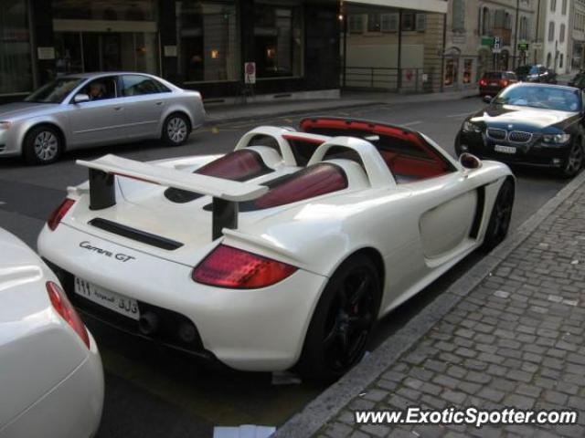 Porsche Carrera GT spotted in Geneve, Switzerland