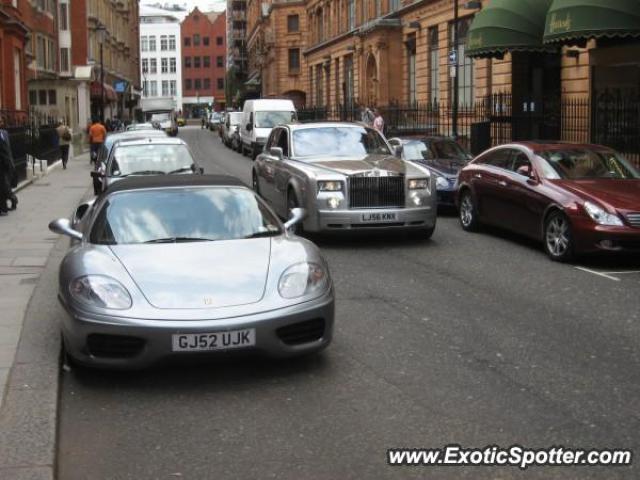 Ferrari 360 Modena spotted in London, United Kingdom