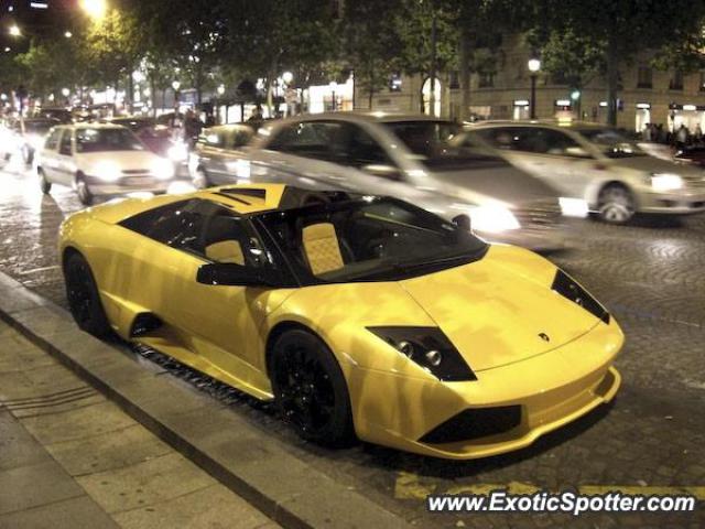 Lamborghini Murcielago spotted in Paris, France