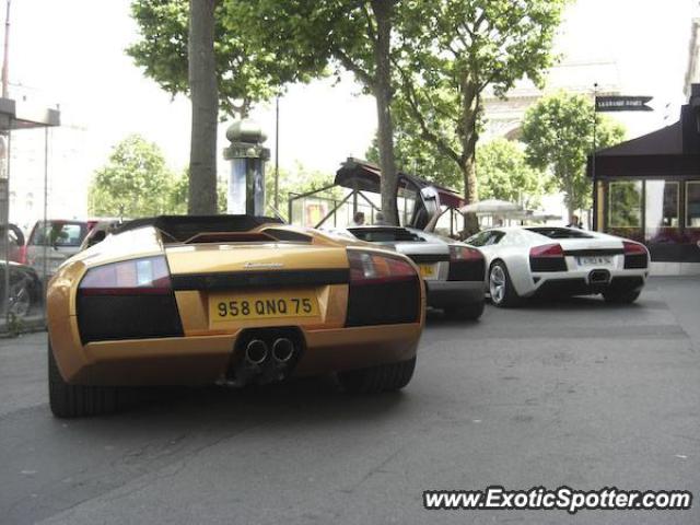 Lamborghini Murcielago spotted in Paris, France