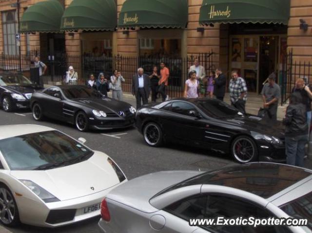 Mercedes SLR spotted in London, United Kingdom