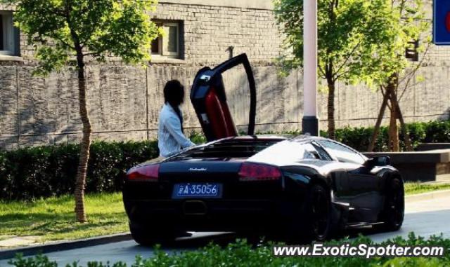 Lamborghini Murcielago spotted in Beijing, China