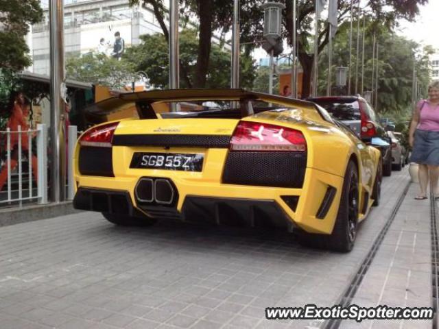 Lamborghini Murcielago spotted in Orchard, Singapore