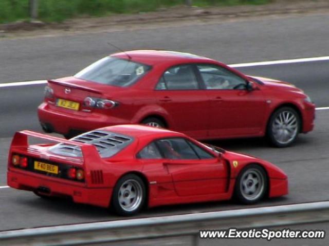 Ferrari F40 spotted in London, United Kingdom