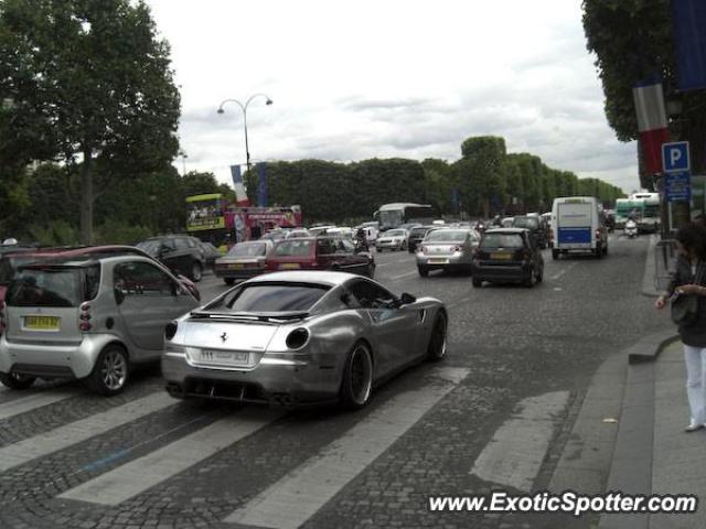 Ferrari 599GTB spotted in Paris, France