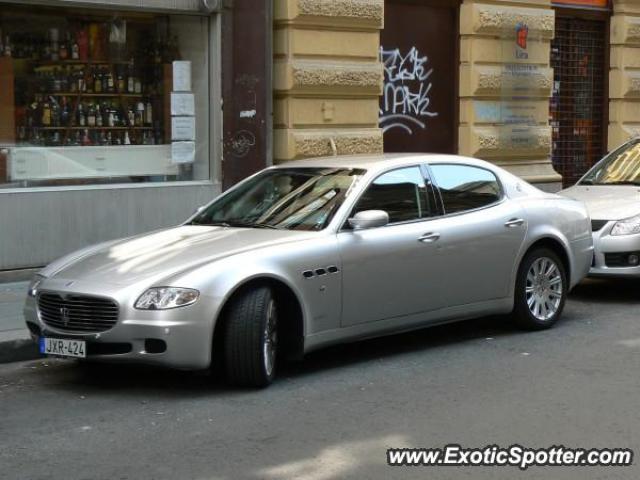 Maserati Quattroporte spotted in Budapest, Hungary