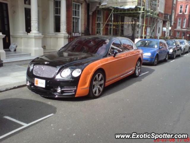 Bentley Continental spotted in London, United Kingdom