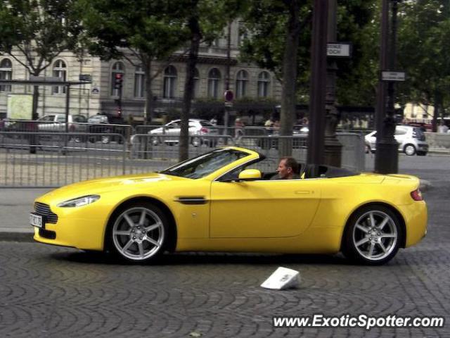 Aston Martin Vantage spotted in Paris, France