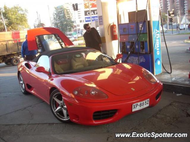 Ferrari 360 Modena spotted in Santiago, Chile