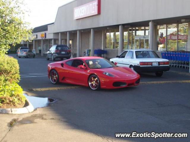 Ferrari F430 spotted in Lynnwood, Washington