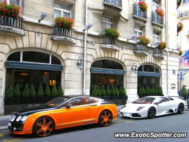 Bentley Continental spotted in Paris, France