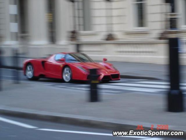 Ferrari Enzo spotted in London, United Kingdom