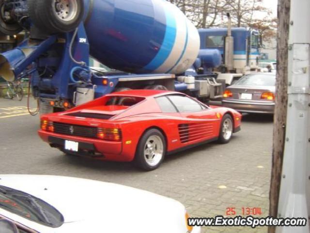 Ferrari Testarossa spotted in Vancouver BC, Canada