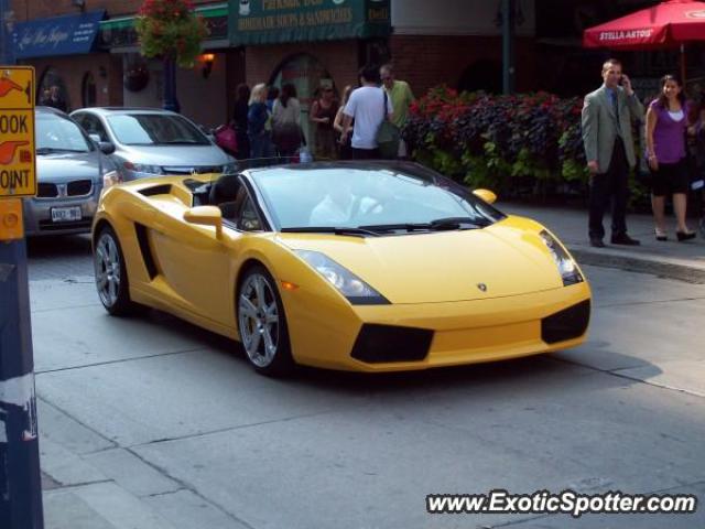 Lamborghini Gallardo spotted in Toronto, Canada