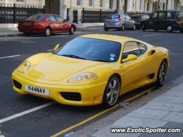 Ferrari 360 Modena spotted in London, United Kingdom